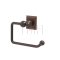 Emtek 2604 Traditional Brass Paper Holder Bar with Brass Quincy Rosette (US10B)