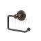 Emtek 2604 Traditional Brass Paper Holder Bar with Brass Ribbon & Reed Rosette (US10B)