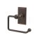 Emtek 2604 Traditional Brass Paper Holder Bar with Brass Rectangular Rosette (US10B)