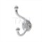 Emtek 2606 Traditional Brass Robe Hook (US26)