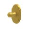 Emtek 2608 Traditional Brass Single Hook with #8 Rosette (US7)