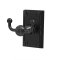 Emtek 2609 Traditional Brass Double Hook with Arts & Craft Rosette (US19)