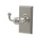 Emtek 2609 Traditional Brass Double Hook with Brass Rope Rosette (US15)