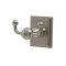 Emtek 2609 Traditional Brass Double Hook with Brass Wilshire Rosette (US15A)