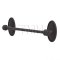 Emtek 27024 Tuscany Bronze Towel Bar with #14 Rosette (FB)
