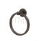 Emtek 2801 Modern Brass Towel Ring with Brass Disk Rosette (US10B)