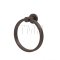 Emtek 2801 Modern Brass Towel Ring with Brass Small Disc Rosette (US10B)