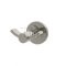 Emtek 2809 Modern Brass Double Hook with Brass Disk Rosette (US14)