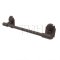 Emtek 29025 Transitional Brass Towel Bar with #8 Rosette (US10B)