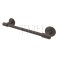 Emtek 29025 Transitional Brass Towel Bar with Brass Modern Rosette (US10B)