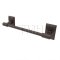 Emtek 29025 Transitional Brass Towel Bar with Brass Neos Rosette (US10B)