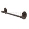 Emtek 29025 Transitional Brass Towel Bar with Brass Oval Rosette (US10B)