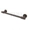 Emtek 29025 Transitional Brass Towel Bar with Brass Small Disc Rosette (US10B)