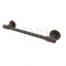 Emtek 29025 Transitional Brass Towel Bar with Brass Watford Rosette (US10B)