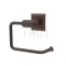 Emtek 2904 Transitional Brass Paper Holder Bar Style with Brass Quincy Rosette (US10B)