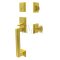 Emtek Hamden Tubular Entry Set Single Cylinder with Victoria Brass Knob (US3)