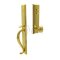 Jefferson Door Knobs Locks Single Cylinder with Rope Brass Knob in US3 Finish