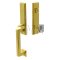 Wilshire Single Cylinder Door Locks Set with Windsor Crystal Knob in Polished Brass