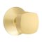 Emtek Freestone Door Knob, Modern Designer Brass, Passage, Modern Rosette, Satin Brass (US4) Finish