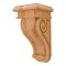 Hafele Wooden Corbel, Scroll Collection, 9" X 4-1/4" X 5", Cherry finish
