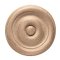 Hafele Wooden Ornament, Ø2-1/8" X 3/8" D, Maple finish