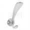 Ives Century Wall Hook for Coat And Hat in Satin Chrome Finish