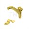 Ives 59 Hand Rail Bracket in Polished Brass Finish (US3)