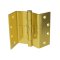 Ives Door Hinges, Swing Clear, Heavy Weight, Steel Hinge in Satin Brass (US4) Finish - 4 1/2"