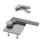 Ives 1-1/2" Offset Fire Rated Pivot Hinge Set in Polished Stainless Steel (US32) Finish