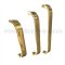 Ives VS8105 Straight Door Pull in Polished Brass Finish (US3) 6" CTC