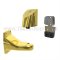 Ives FS495 Wall Stop & Holder- Polished Brass