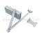 Norton 9500, Door Closer, Surface Closer, Regular, parallel or top jamb to 3" reveal, No Hold Open, Aluminum Painted Finish