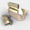 Norton 428 Series, Floor Door Closer, Center Hung, Single Acting, Patch Fittings, Non-hold open, Bright Brass Finish