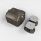 Rixson 980M Electromagnetic Door Holder, Floor Mounted Back To Back Doors, Dark Satin Bronze, Equiv Finish