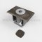 Rixson 989 Electromagnetic Door Holder, Low Projection Wall, Dark Satin Bronze, Equiv Finish
