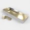 Norton 51 Series, Shallow Depth Floor Door Closers, 36" Door Width, 3/4" Offset, Non-hold Open w/ Backcheck,Non-hold Open w/ Backcheck, Bright Brass Finish