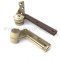 Norton 117-1/4, Door Closer Pivot, Jamb Attached Pivot Set. 3/4" Offset, Light Duty, Bright Brass Finish