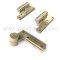 Norton 165, Door Closer Pivot, Pivot Set Without Bottom Pivot, 3/4 Offset, Bright Brass Finish