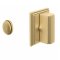 Emtek #8381 Wilshire, Single Rosette, Thumbturn Privacy Bolt, Arched Thumbturn