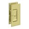 Deltana SDL60 Privacy Decorative Pocket Door Lock 6", Polished Brass (US3) Finished