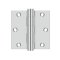 Deltana, Plain Bearing, Polished Stainless Steel (US32), Residential Grade, 5 Knuckle, Full Mortise Hinge, 3.5" x 3.5"