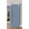 Yale Flat Track Barn Hardware in Silver Steel Finish