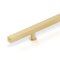Emtek 86191 Square Long Door Pull, 24", Thru-bolt, Flat Black (US19)