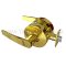 Accentra Door Handle 4601LN, Monroe Lever, Bright Brass Finish