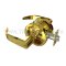 Accentra Door Handle 5304LN, Pacific Beach Lever, Bright Brass Finish