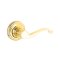 Yale Expressions Maguire Rosette with Farmington Lever, Passage, Polished Brass (US3) Finished