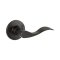 Yale Expressions Owen Rosette with Brunswick Lever. Passage, Oil Rubbed Bronze (US10B) Finished