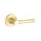 Yale Expressions Owen Rosette with Holden Lever, Passage, Satin Brass (US4) Finshed