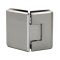 FHC Carolina Beveled 5 Degree Positive Close Glass To Glass Hinge for Shower Doors - 135 Degree, Satin Nickel (US15) Finished