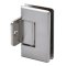FHC Preston 180 Degree Pony Wall Mount Hinge for Shower Doors, Satin Nickel (US15) Finished